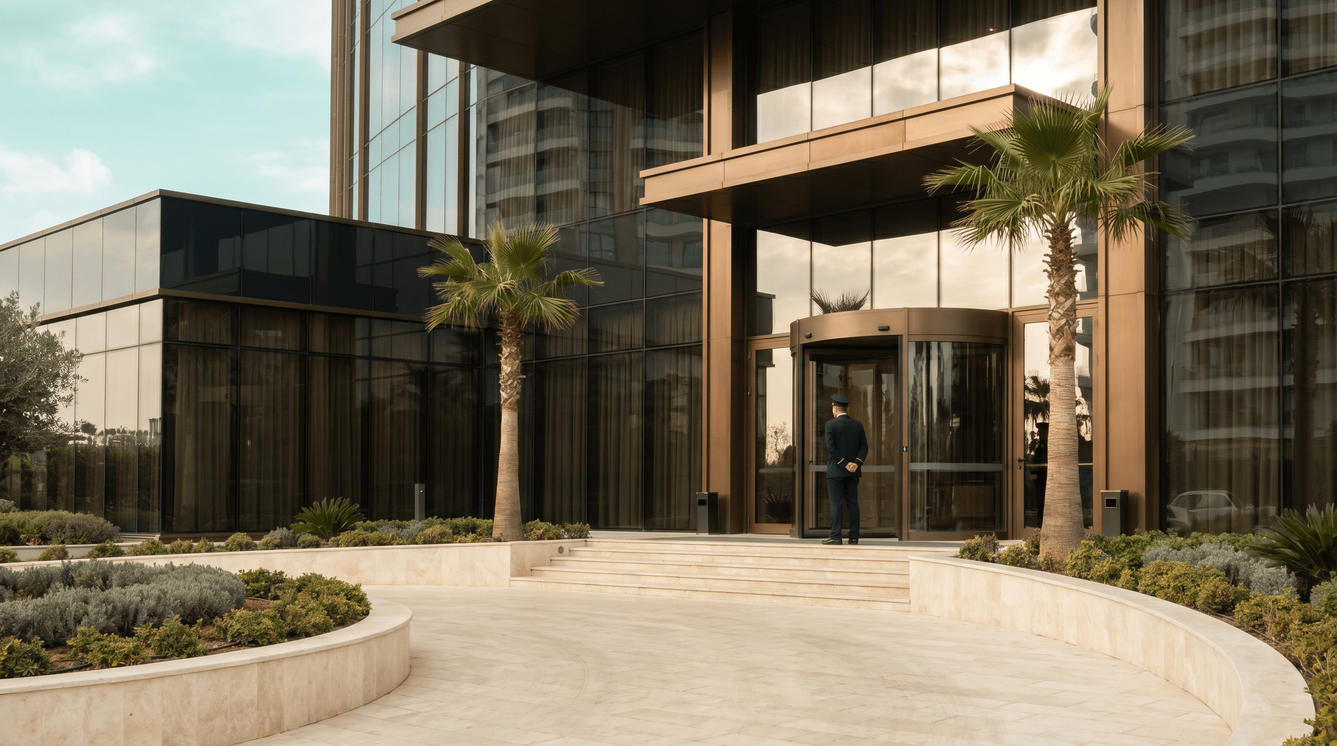 Rixos Downtown Antalya entrance — pickup point